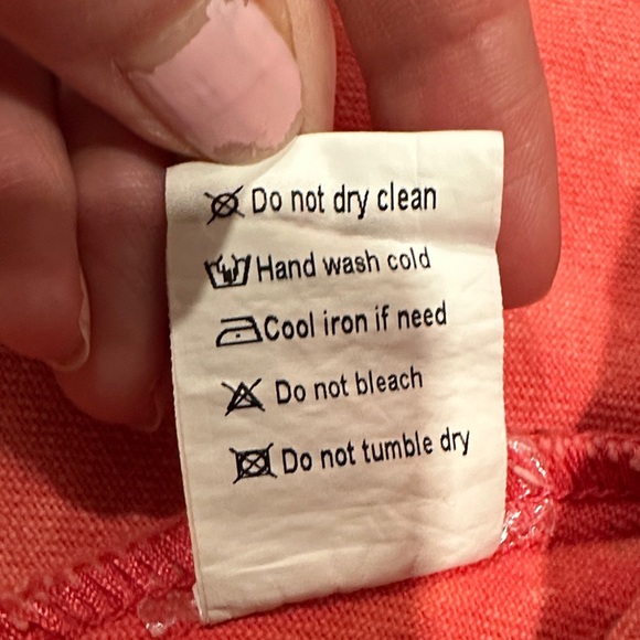 *last chance* Amazon | Frayed Oversized Pink Denim Jacket - Picture 3 of 16